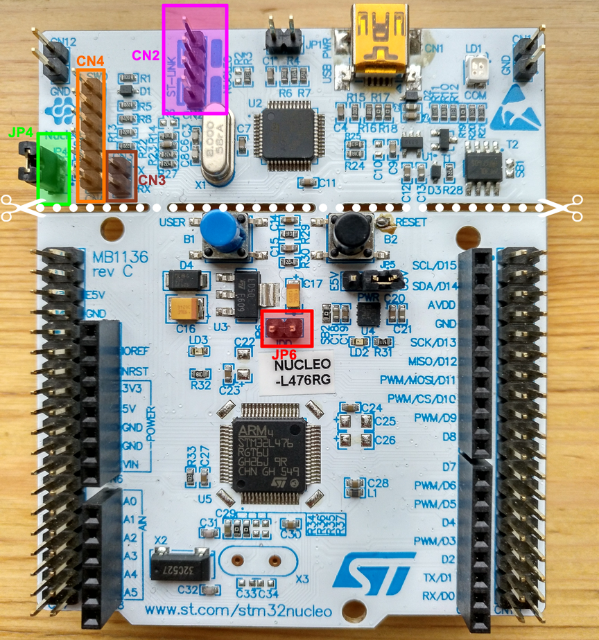 STM32 SWD Pinout